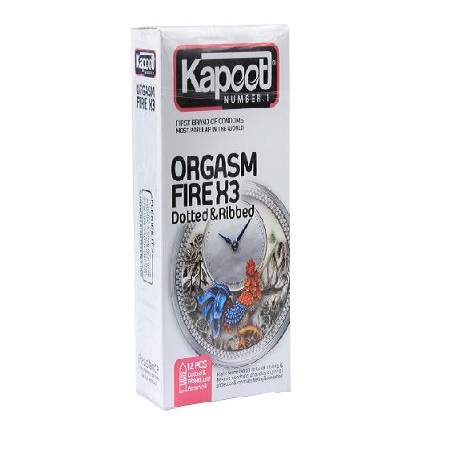 کاندوم ارگاسم 3 برابر کاپوت بسته 12 عددی